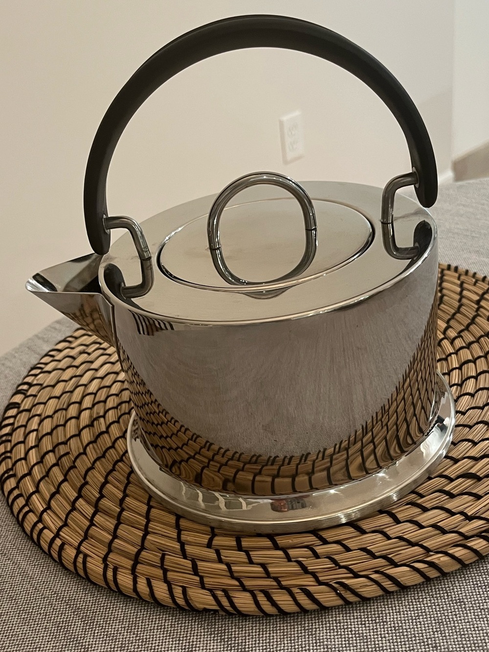 Vintage Bodum Stainless Steel Kettle Made in Italy - Carsten Jorgensen Design